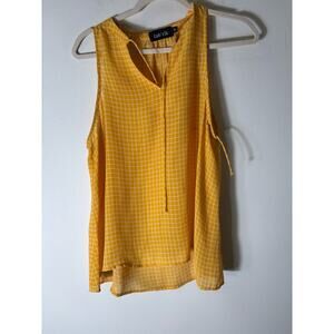Fab'rik Yellow Sleeveless Women's Top